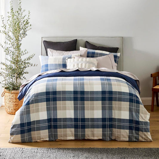 MyHouse Easton Check Quilt Cover Set