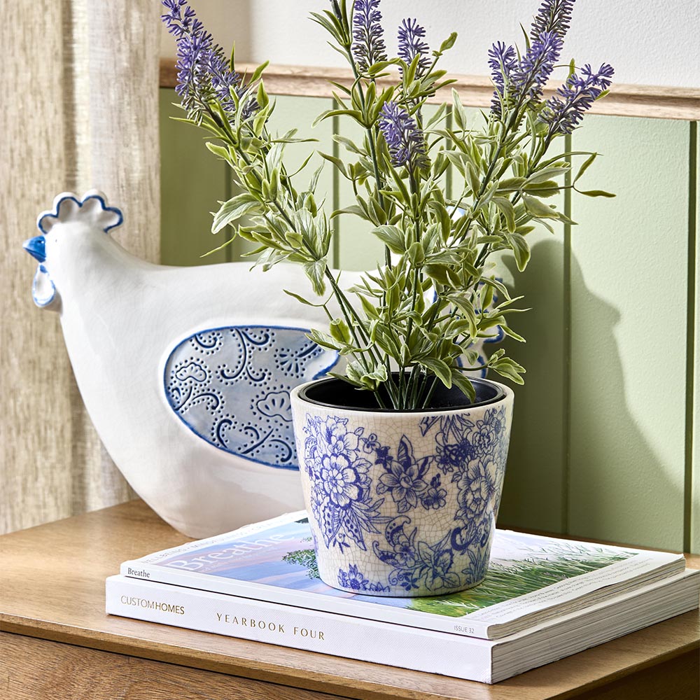 MyHouse Faux Lavender Pot