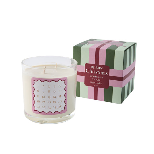 MyHouse Christmas Countdown Candle