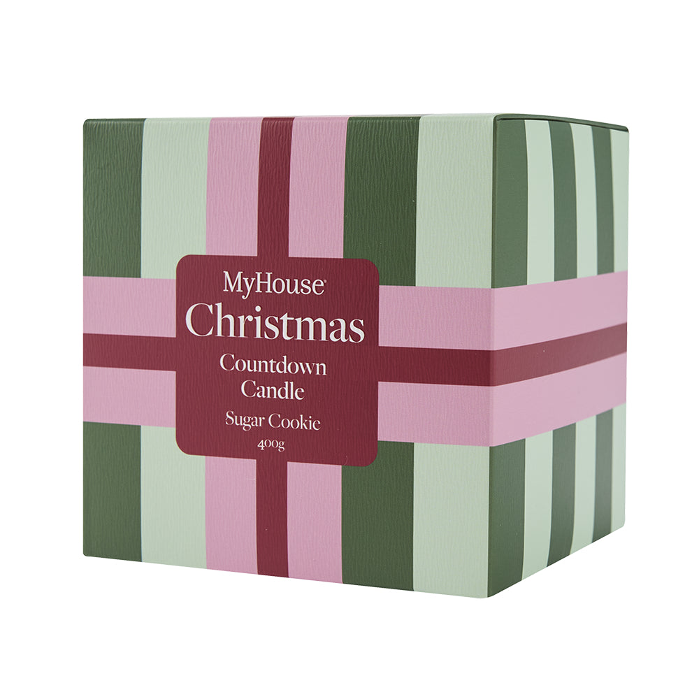 MyHouse Christmas Countdown Candle