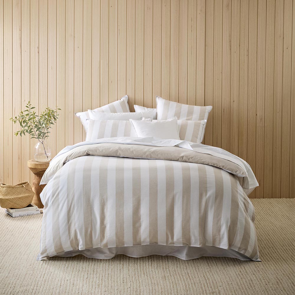 MyHouse Cotton Linen Quilt Cover Set