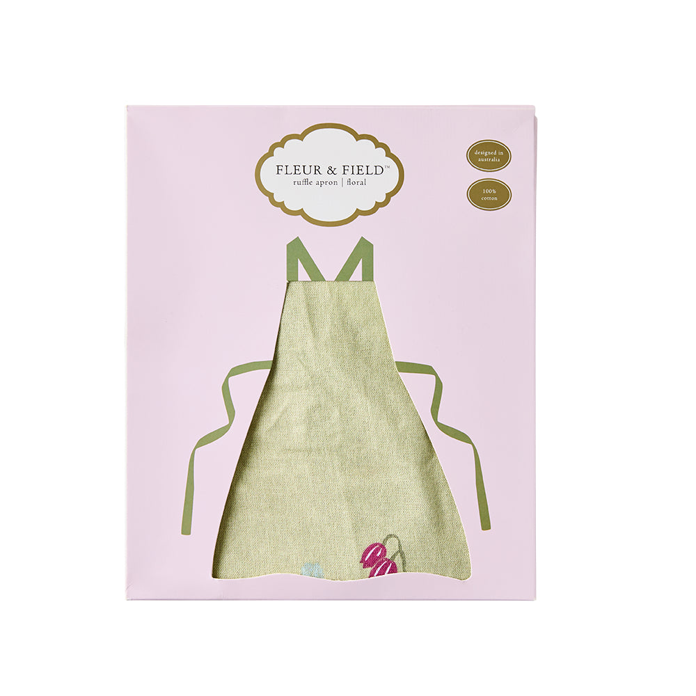 Fleur & Field Ruffle Apron