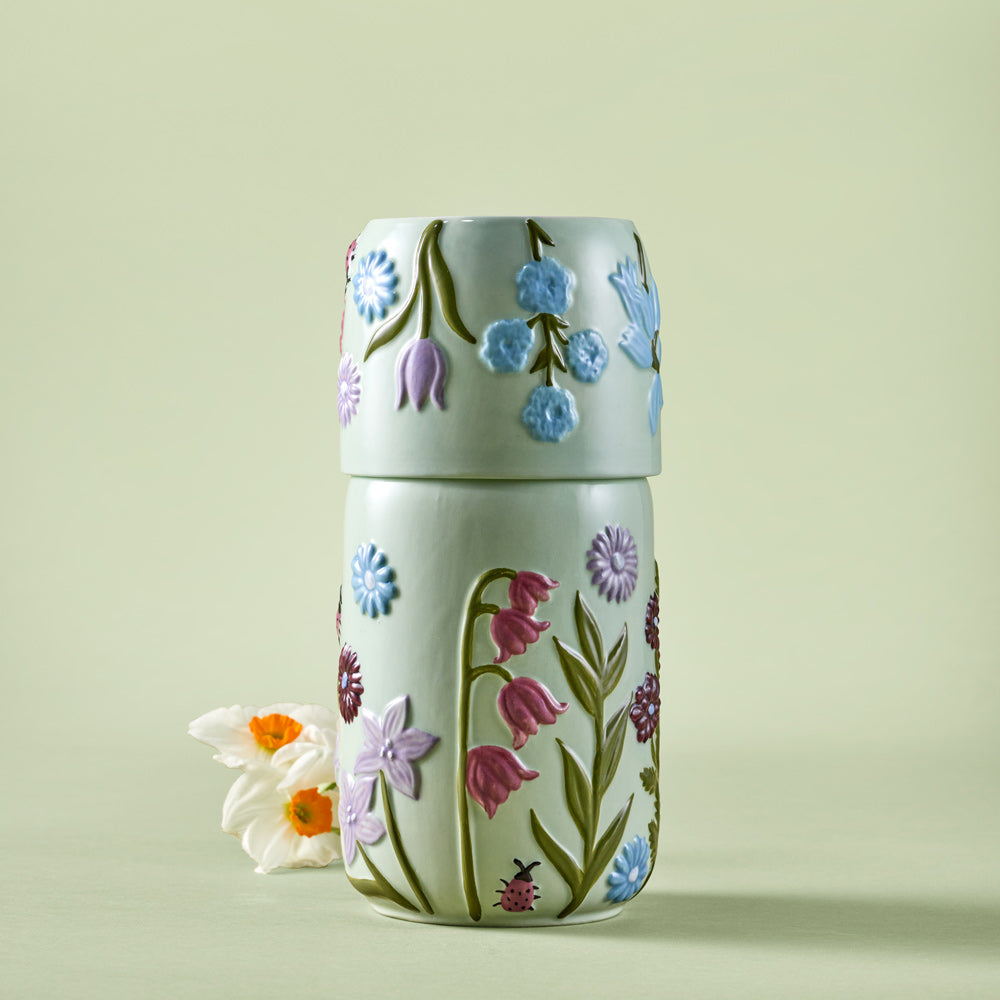 Fleur & Field Ceramic Carafe