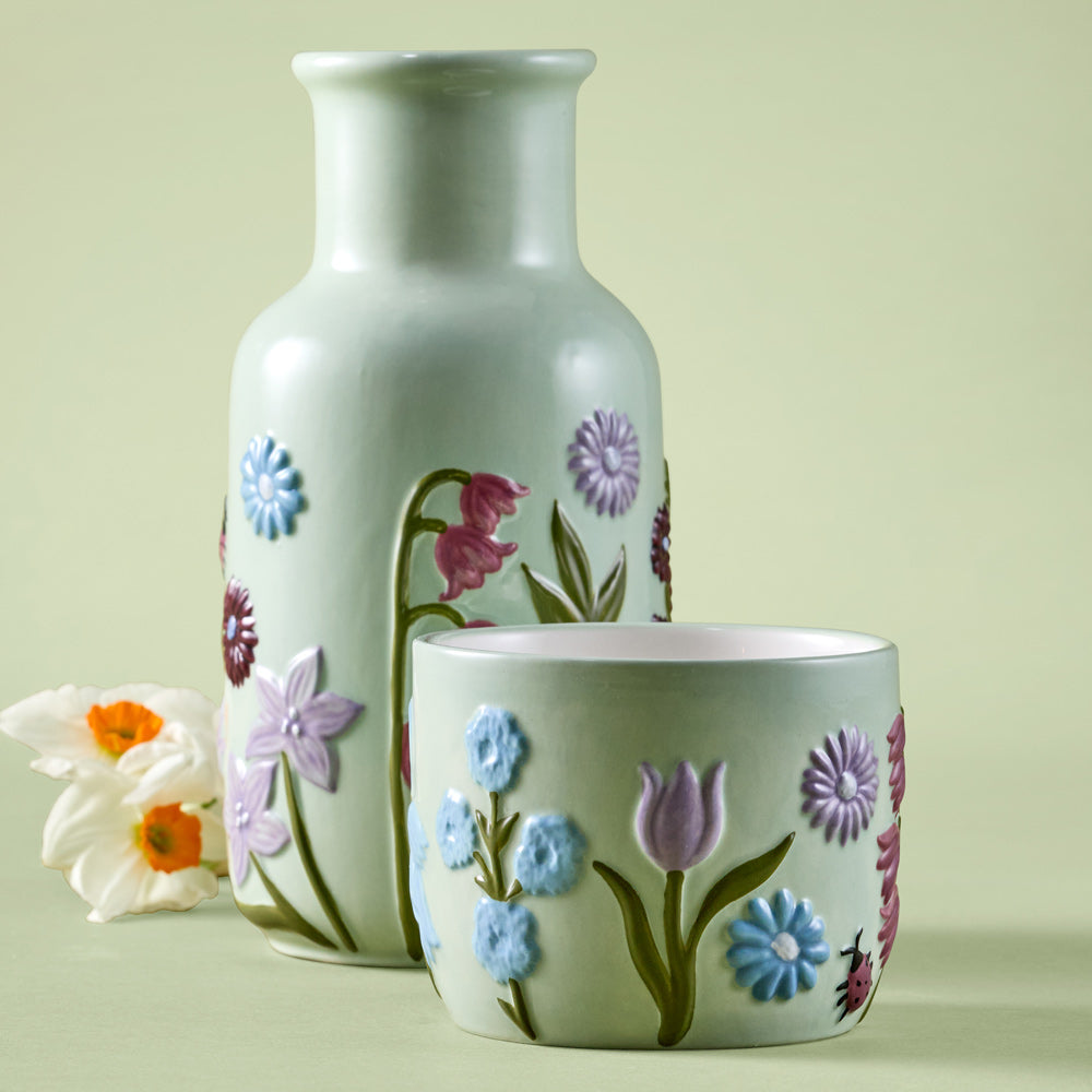 Fleur & Field Ceramic Carafe