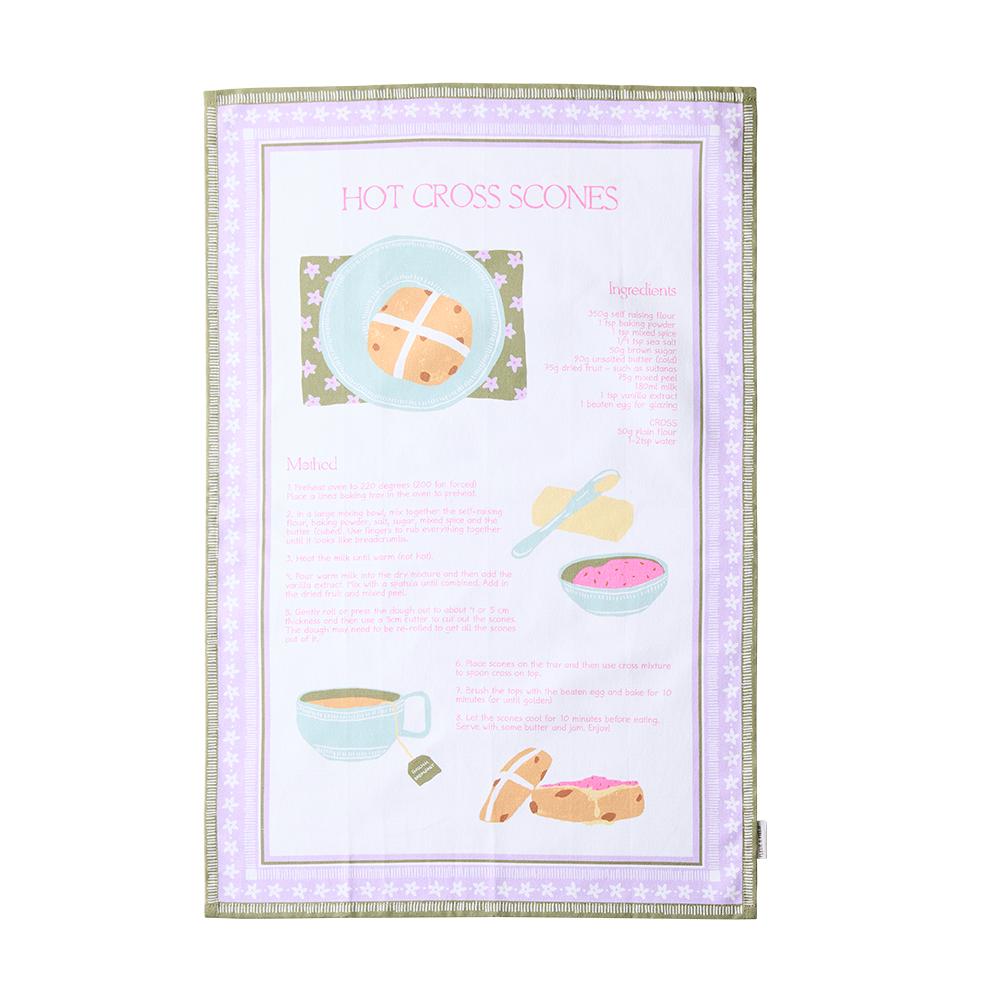 Fleur & Field Set Of 2 Easter Tea Towels