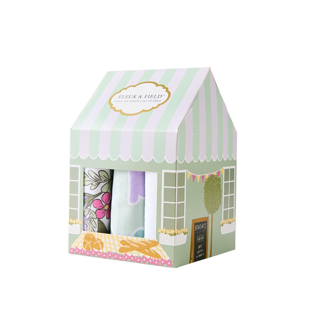 Fleur & Field Set Of 2 Easter Tea Towels