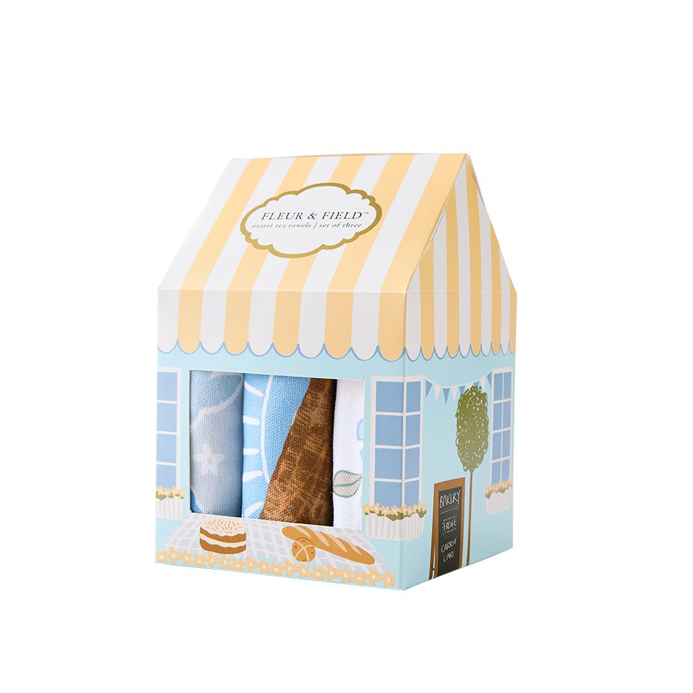 Fleur & Field Set Of 2 Easter Tea Towels