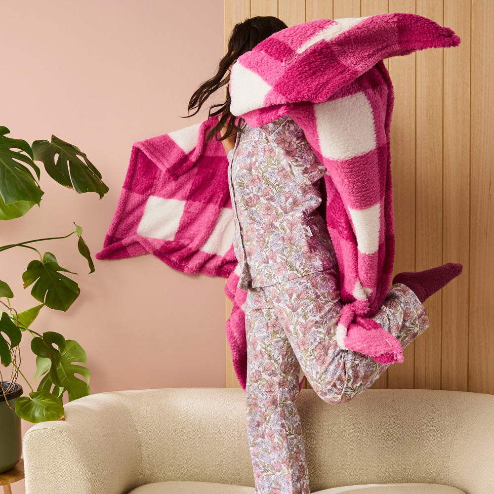 MyHouse Cosy Cuddle Hooded Throw