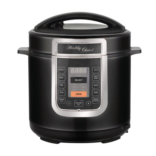 Healthy Choice Ceramic Coated PFAS Free Automatic Pressure Cooker 6L