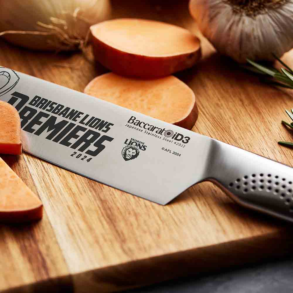 Baccarat iD3 Chefs Knife 20cm Premiers 2024 Brisbane Lions