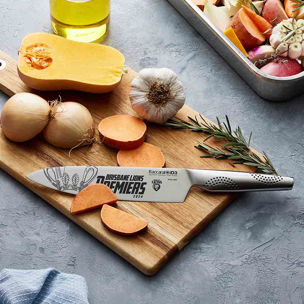 Baccarat iD3 Chefs Knife 20cm Premiers 2024 Brisbane Lions