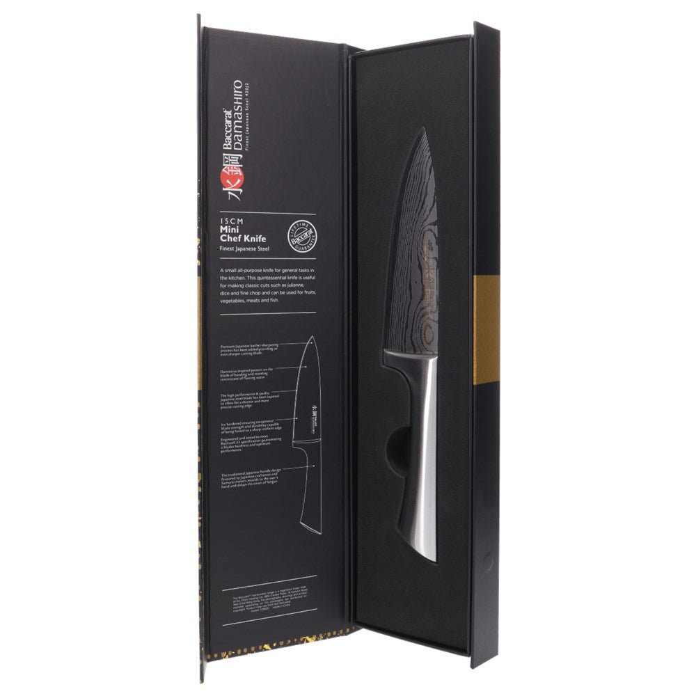 Baccarat Damashiro Mini Chef Knife 15cm