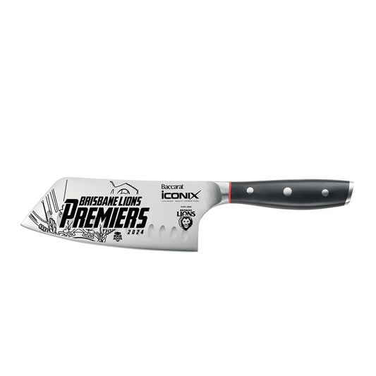 Baccarat iconiX Cleaver Knife 17.5cm Premiers 2024 Brisbane Lions