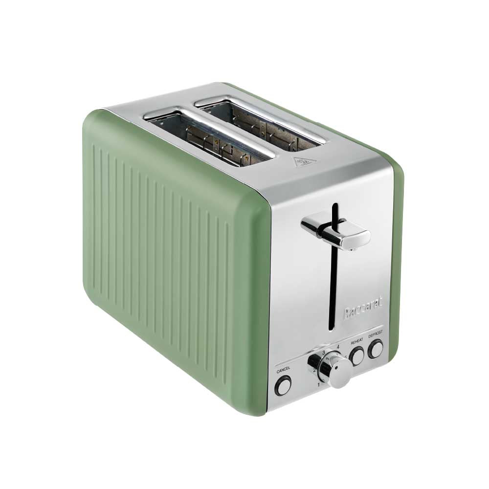 NOOK by Baccarat 2 Slice Toaster Sage green