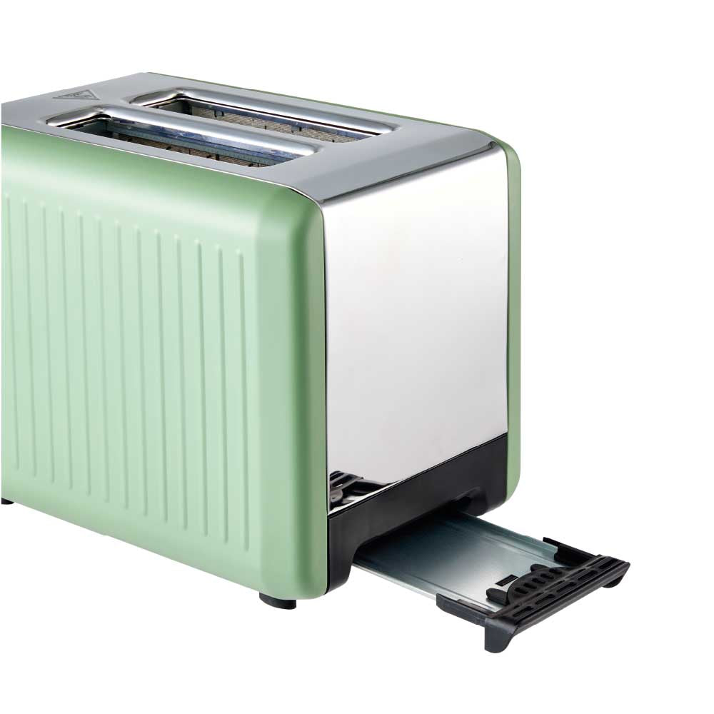 NOOK by Baccarat 2 Slice Toaster Sage green
