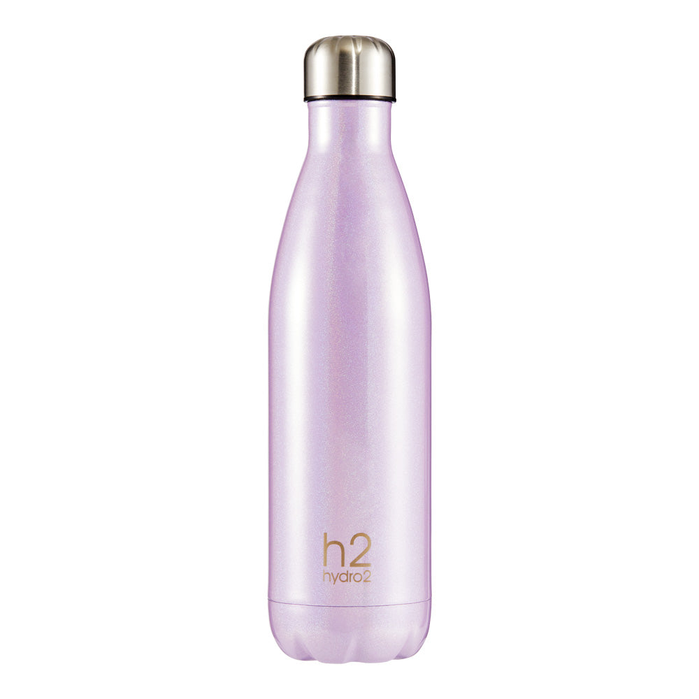 h2 hydro2 Quench Stainless Steel Water Drink Bottle 750ml purple