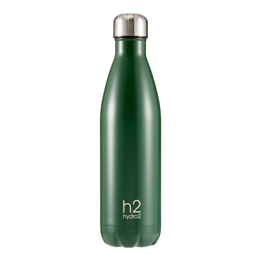 h2 hydro2 Quench Stainless Steel Water Drink Bottle 750ml army green