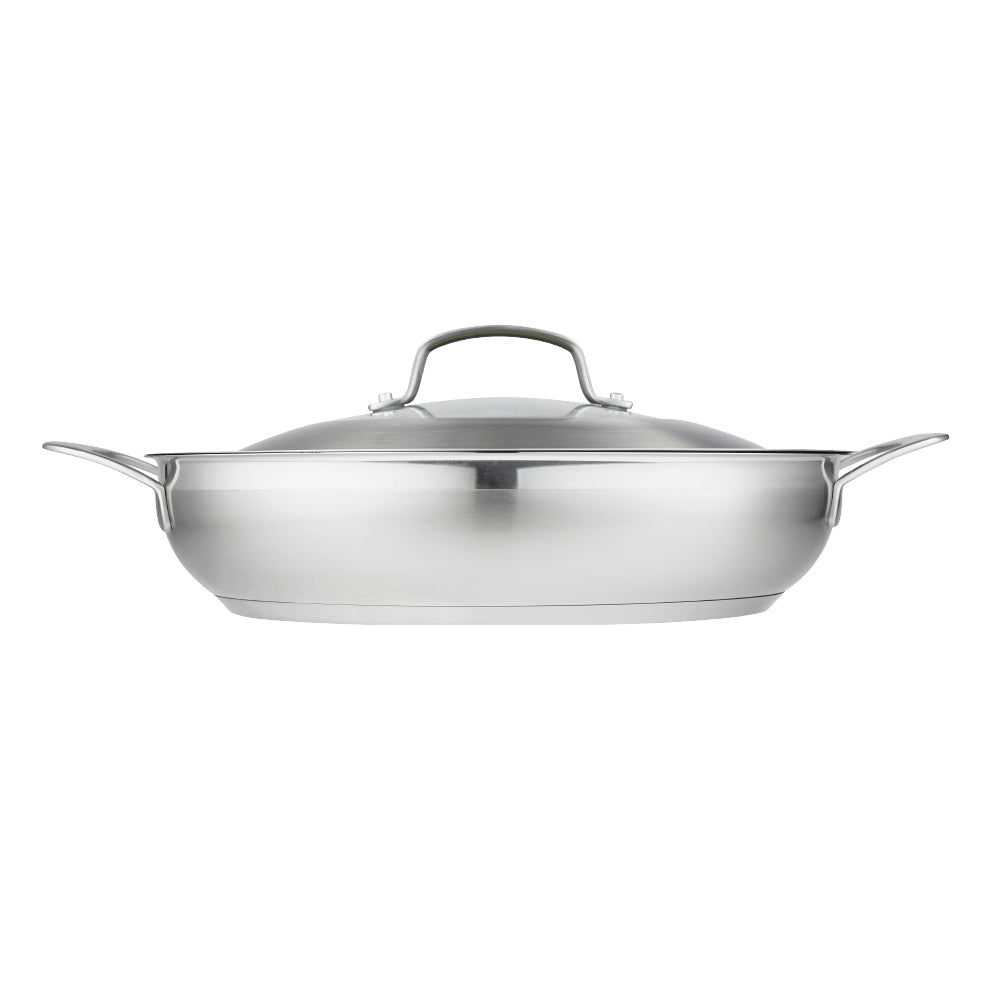 Baccarat iD3 Stainless Steel Chef Pan with Lid 32cm