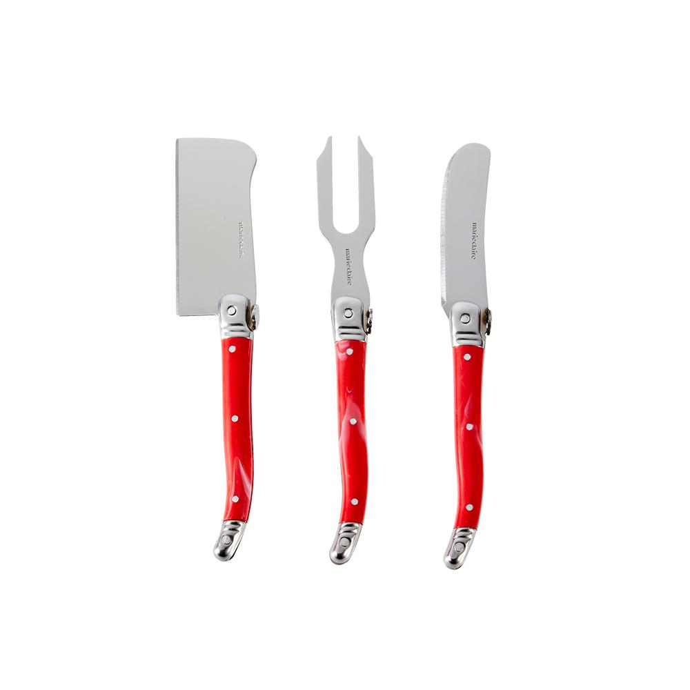 Marie Claire Laguiole Domain Mini Set of 3 Cheese Knives