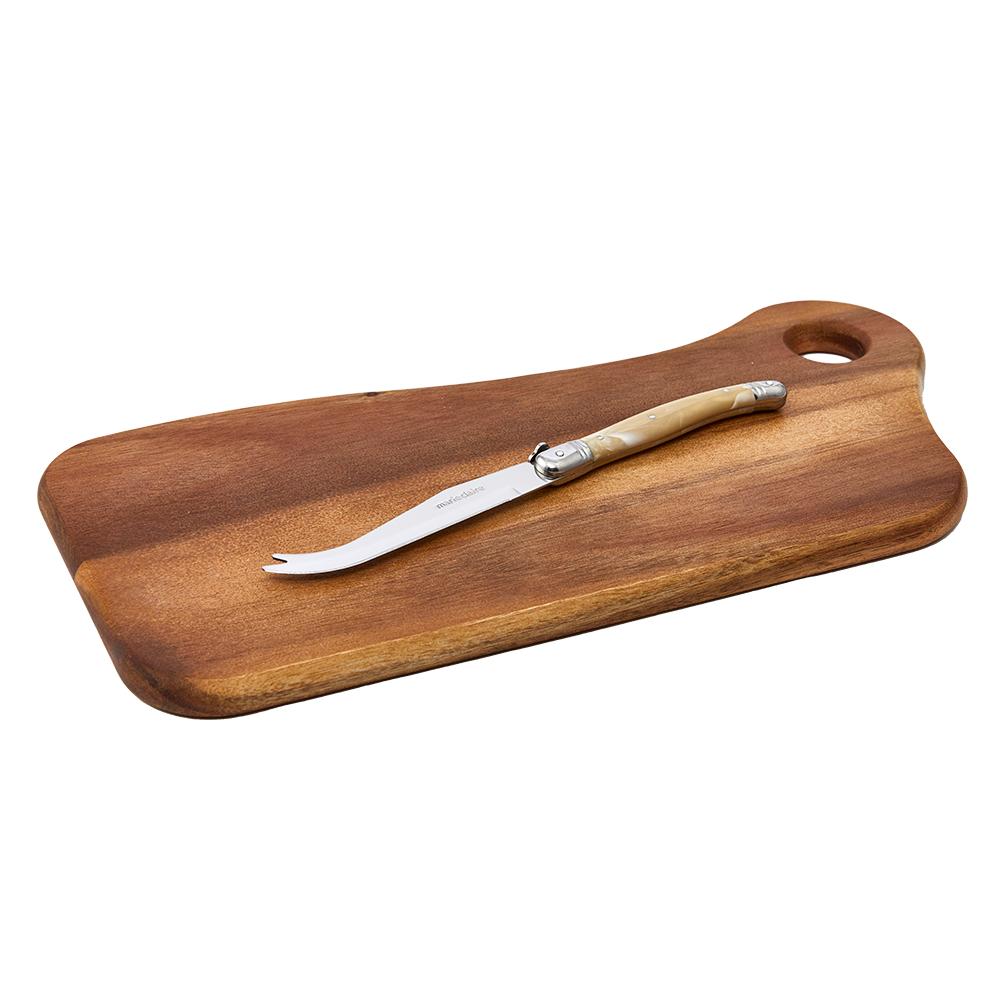 Marie Claire Domain Board with Knife 18cm x 38cm