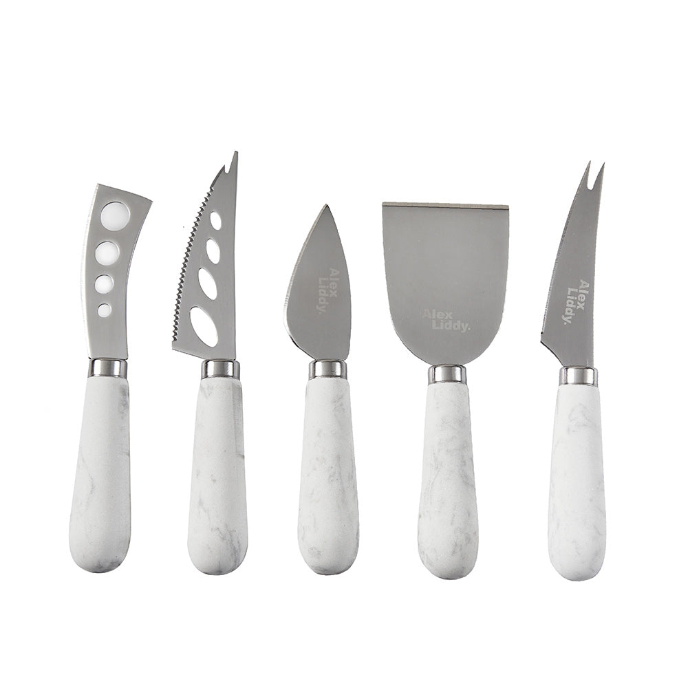 Alex Liddy Slate & Co Cheese Knife Set Marble