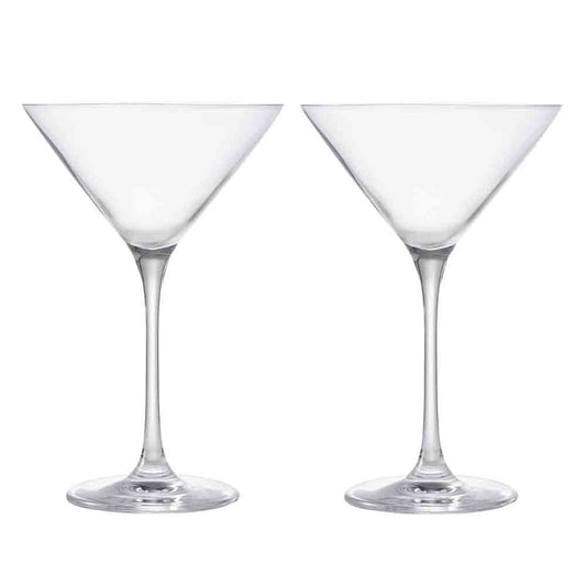 Alex Liddy Aquis Set of 2 Martini Glasses 260ml