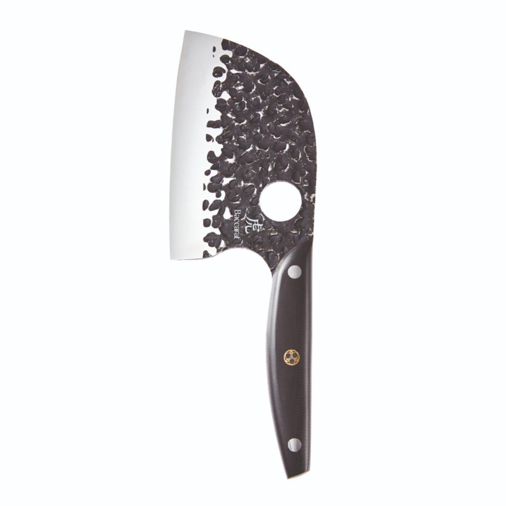 Baccarat KUROI KIBA 7 Piece Knife Block with japanese steel moon knife at House