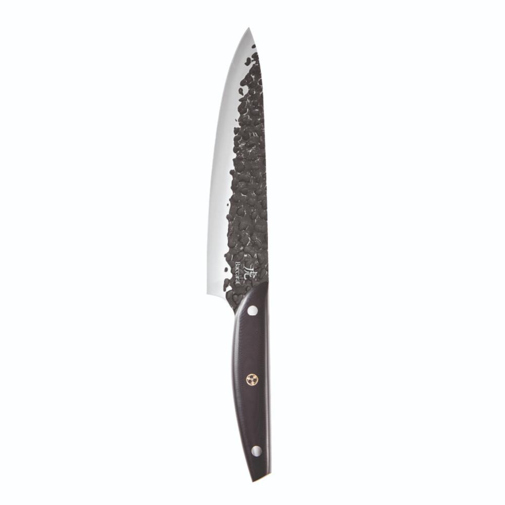 Baccarat KUROI KIBA 7 Piece Knife Block with japanese steel chef knife at House