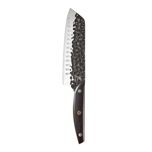 Baccarat KUROI KIBA Santoku Knife 18cm Japanese Steel at House