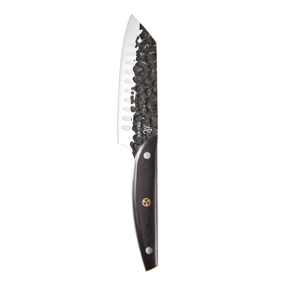 Baccarat KUROI KIBA Santoku Knife 14cm Japanese Steel at House