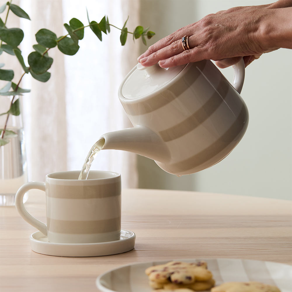 Alex Liddy Harley Stripe Teapot with Infuser at House