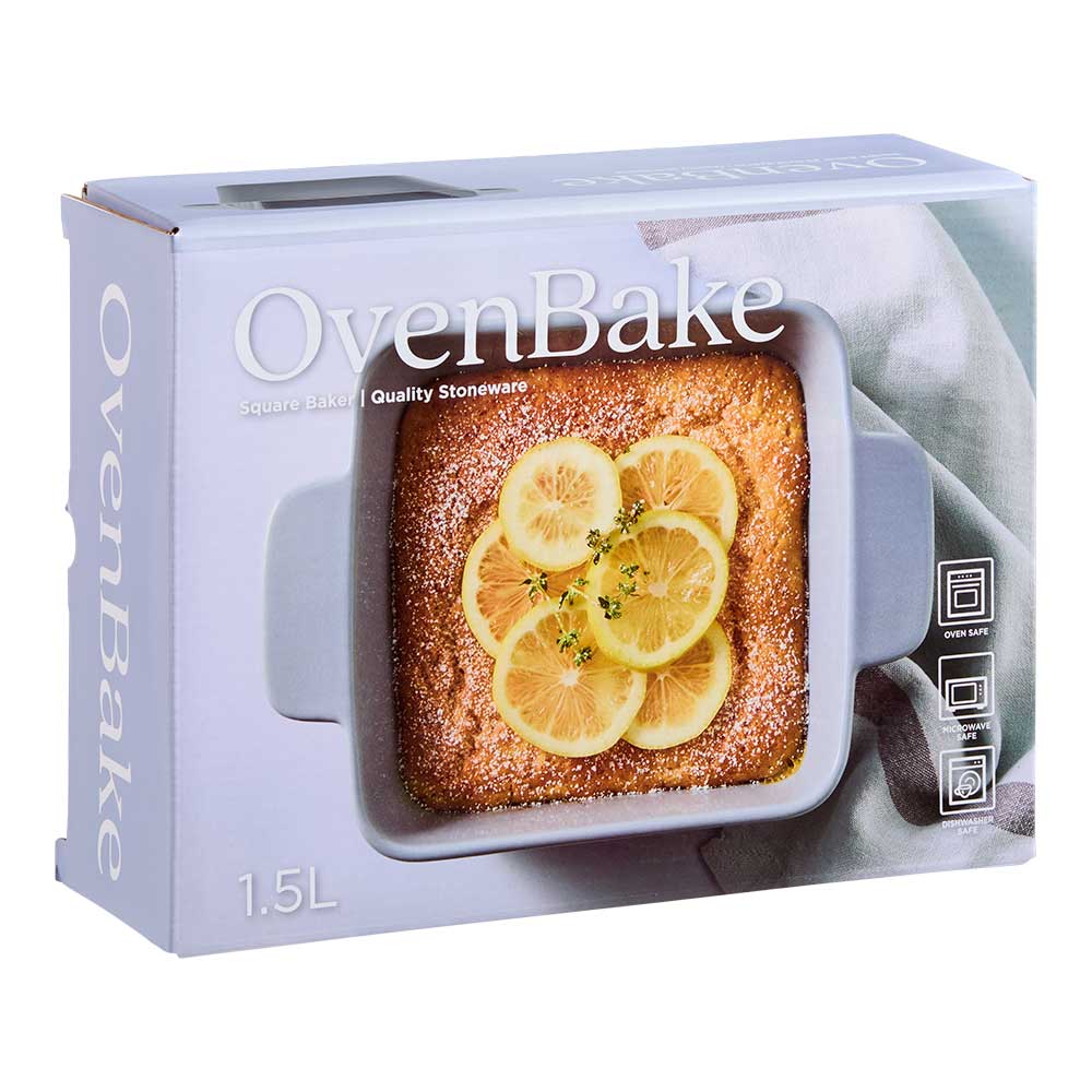 OvenBake Square Baker 1.5L Powder Blue at House