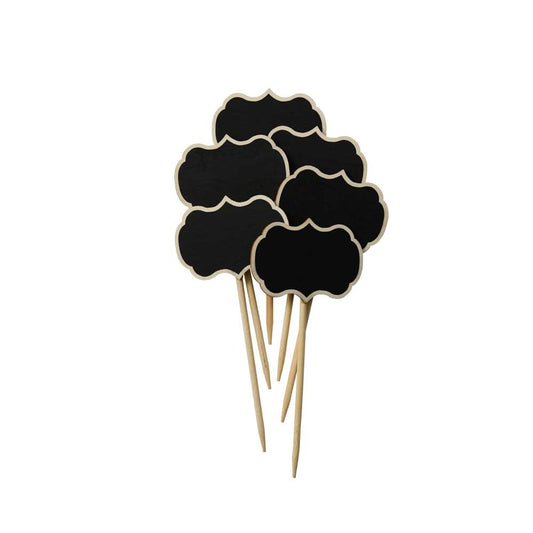 Marie Claire Laguiole Domain Set of 6 Cheese Picks with chalk - House