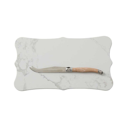 Marie Claire Laguiole Domain Board with Cheese Knife 32cm - House