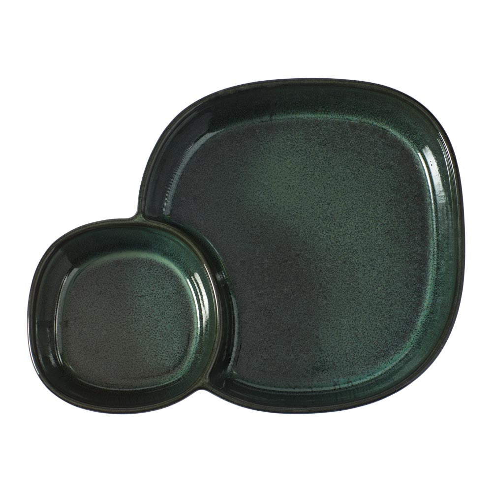 Alex Liddy Slate & Co Divided Serving Platter Green - House