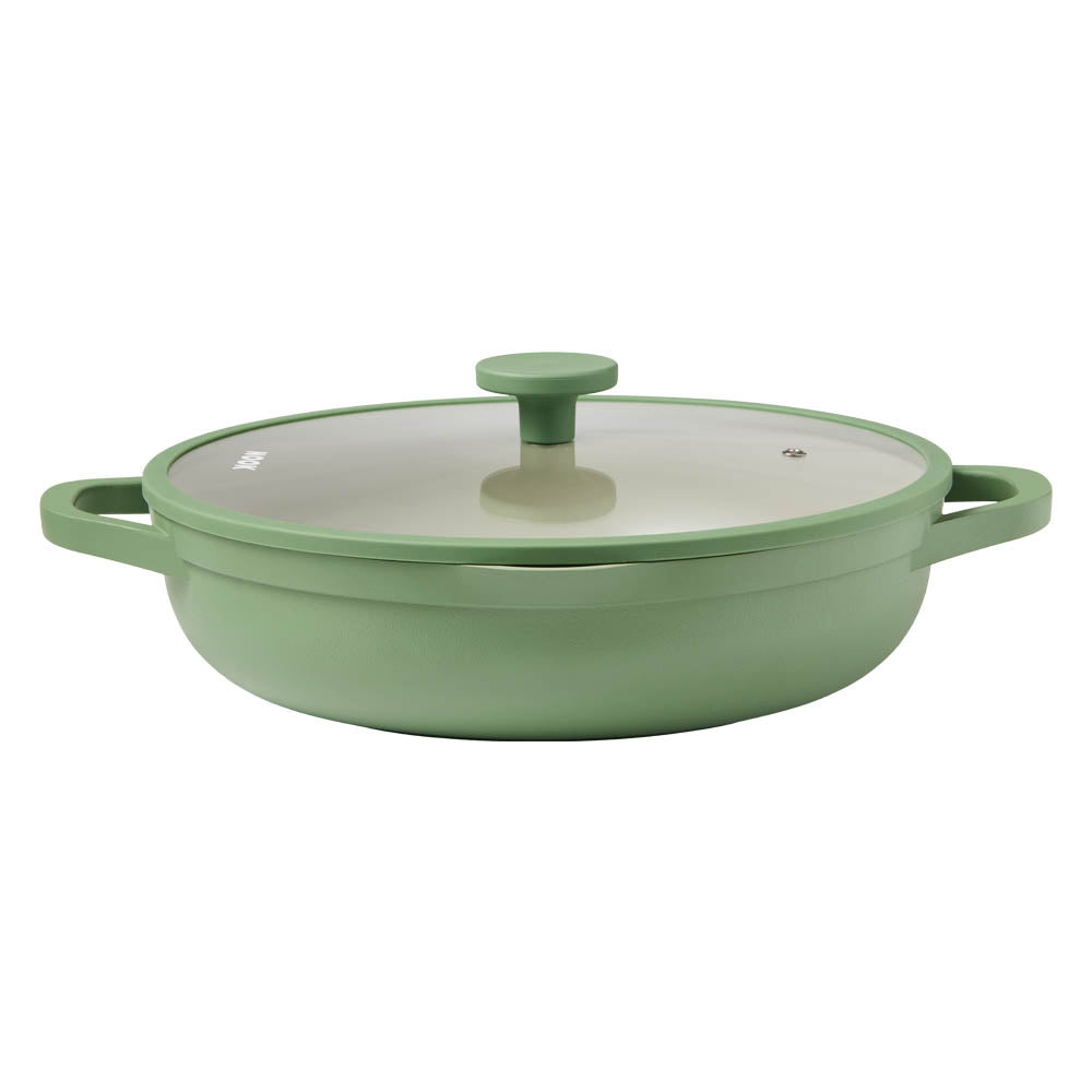 NOOK by Baccarat Saute Pan with Lid 30cm Sage