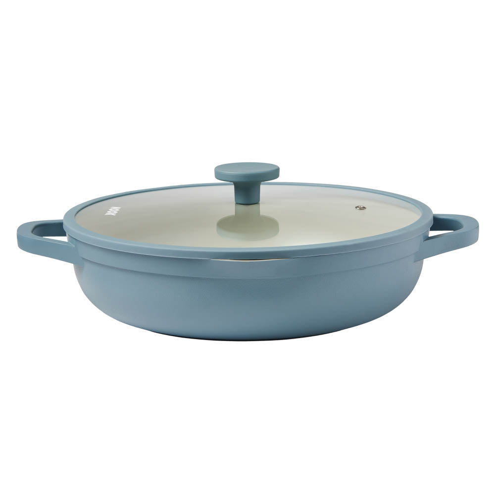 NOOK by Baccarat Saute Pan with Lid 30cm denim blue