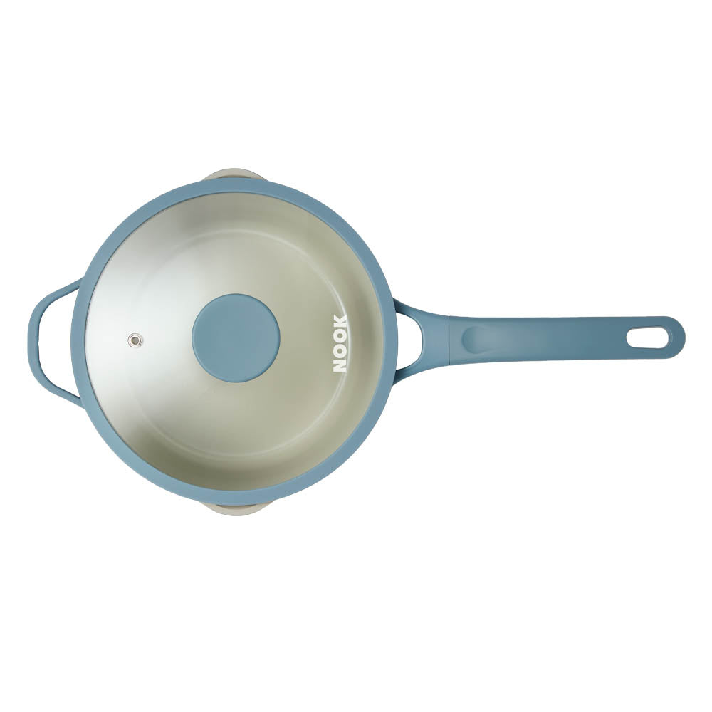 NOOK by Baccarat Saucepan with Lid 20cm denim blue