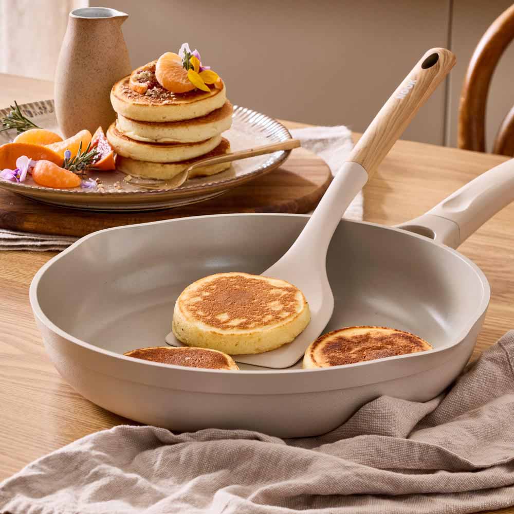 picklets served in a cream frypan on the dining table