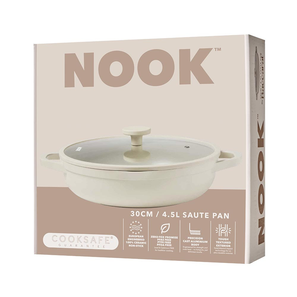 NOOK by Baccarat Saute Pan with Lid 30cm
