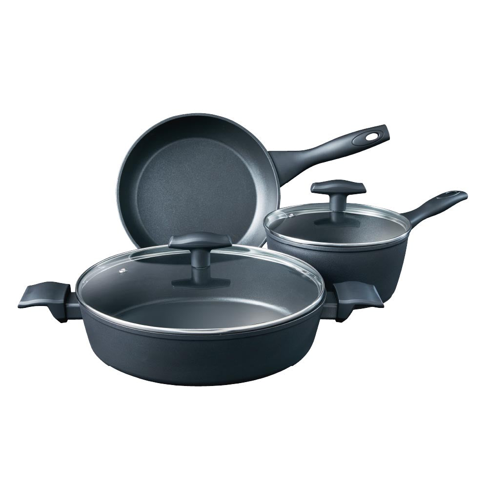 Baccarat Flame 3 Piece Non-stick Cookware Set
