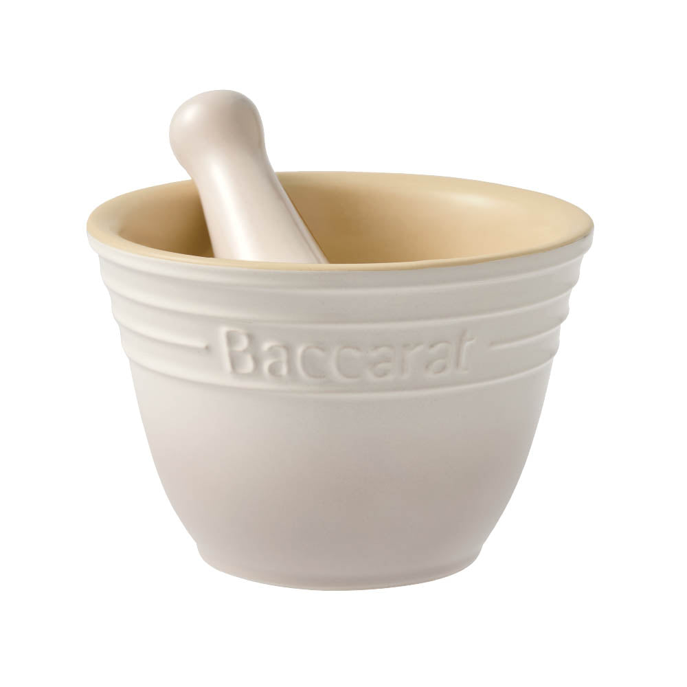 Baccarat Le Connoisseur Mortar & Pestle Cream