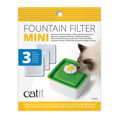 Catit 2.0 Mini Cat Fountain Replacement Filter 3 Pack