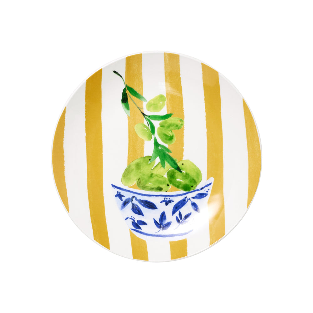 Porto Valentina Side Plate 20cm Olive