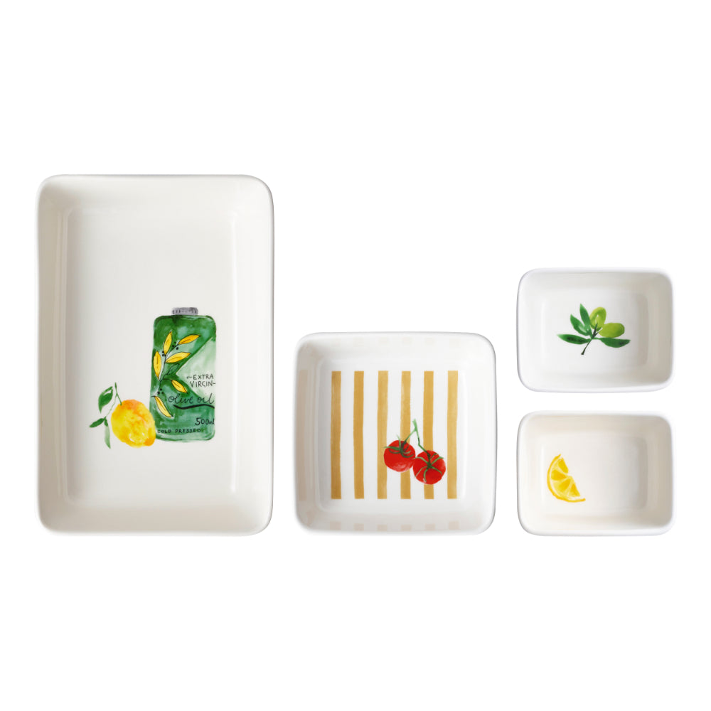 Porto Valentina 4 Piece Serving Set