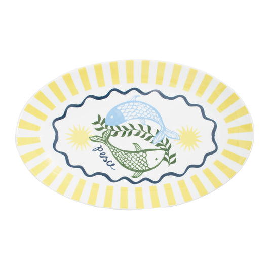 Porto Nautilus Oval Serving Platter 32x20cm Pesce