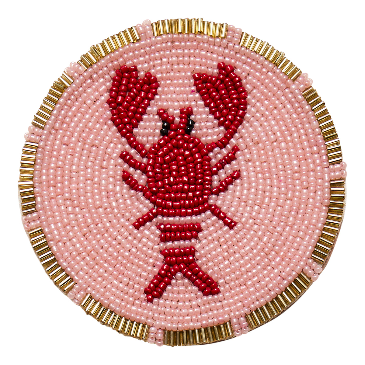 Porto Cove Set of 4 Beaded Coasters 10cm