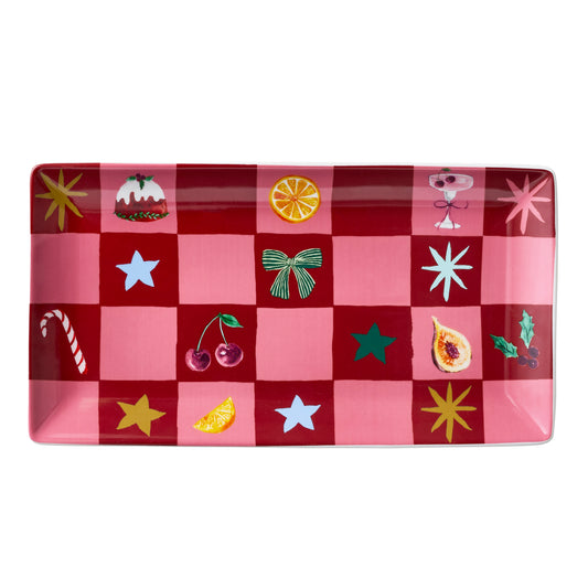 Porto Tis the Season Rectangle Platter 29x16cm