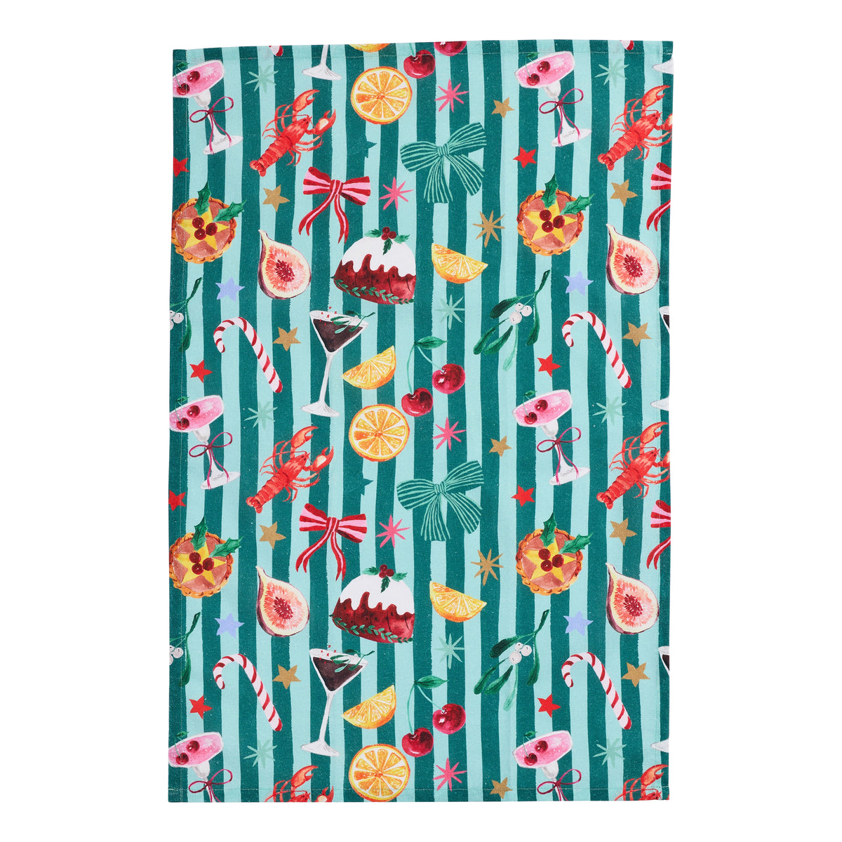 Porto Tis the Season Set of 2 Tea Towels