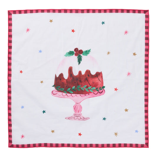 Porto Tis the Season Pudding Cloth 60x60cm